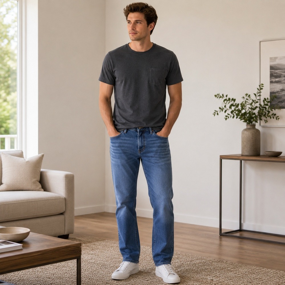 Banana Republic Traveler Slim Fit Jeans Mens 31x30 Medium Wash Blue Denim‎ Pants